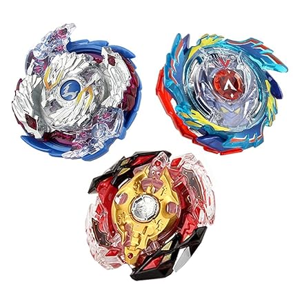 Crazy-Store XD168-5 Attack Burst Gyro Fighting Gyroscope Spinning Toys Set(168-5B)