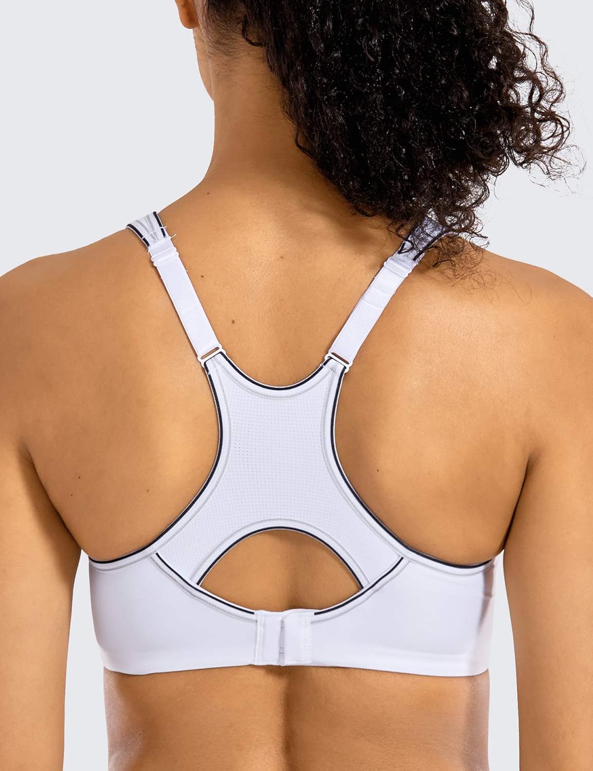 SYROKAN Women's Full Support High Impact Racerback Lightly Lined Underwire Sports Bra at  Women’s Clothing store