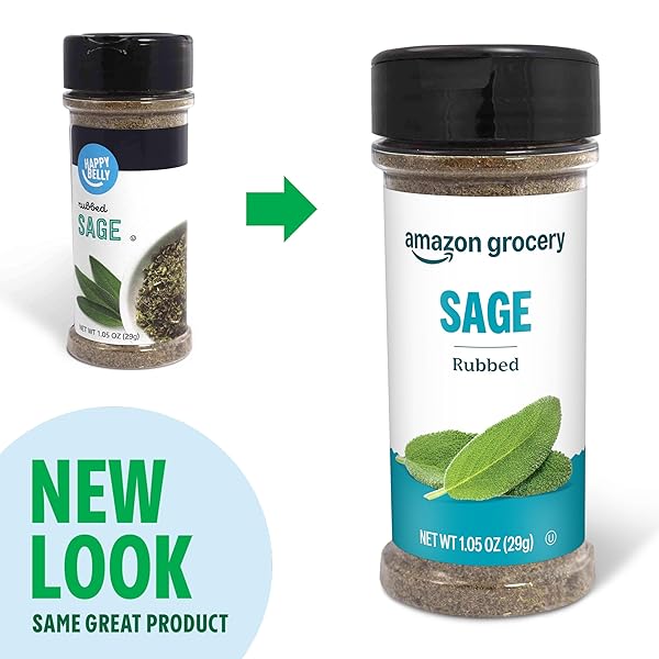 AMAZON GROCERY, RUBBED SAGE, 1.05 OZ