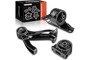 A-Premium 3PCS Front Rear Engine Motor Mount Set Compatible with Jeep Patriot, Compass 2007-2017 & Dodge Caliber 2007-2008 & 
