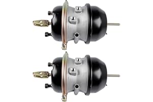 Flynsu 2-Pack Type 30/30 Air Brake Chamber Welded Clevis 3" Long Stroke 3030 Replacement for Haldex GC3030LCW Bendix NT3030ELS-WC Freightliner HDX1373030215 (Replace# TR3030CLS-WC)