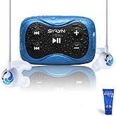 100% Waterproof SYRYN 2 Swimbuds Sport Bundle for Swimming with Music | 8 GB (2,000 Songs or 138 Hours of Audio) | Drag and Drop MP3, AAC, M4a, FLAC Using PC or Mac | No Spotify or Other Streaming