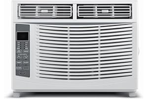 Arctic Wind 2AW6000DA White 6,000 115V Air Conditioner & Dehumidifier with Remote Control, Window AC Unit for Apartment, Dorm, Small Rooms up to 250 Sq. Ft, 6000 BTU