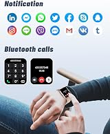 GRV Smart Watch Fitness Tracker Heart Rate Sleep Monitor Pedometer Call SMS view 2