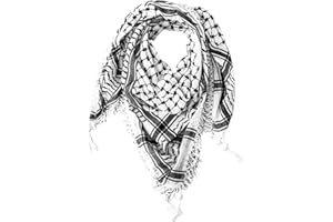 Keffiyeh Elite™ Authentic Classic Keffiyeh Scarf Kufeyah with Handmade Tassels (New Version) كوفية إكس