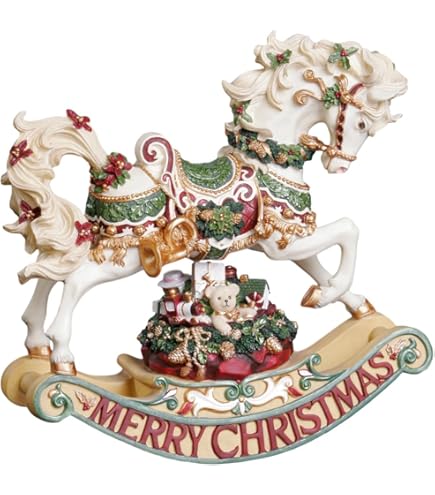 Amazon.com: Christmas Toy Box Revolving Tree Figurine by The
