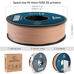 GEEETECH Matte PLA Filament 1.75mm,Terracotta PLA