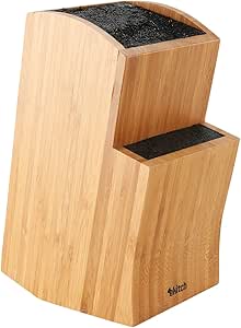 Compra Cuchillero universal de diseño en negro brillante en bambú