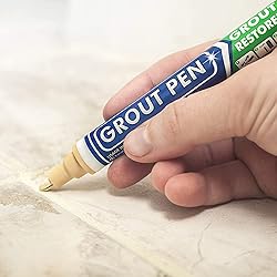 Grout Pen Cream Tile Paint Marker: Waterproof Grout