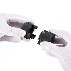 uxcell 7/16" to 7/8" L075 Flexible 3-Piece L-Jaw