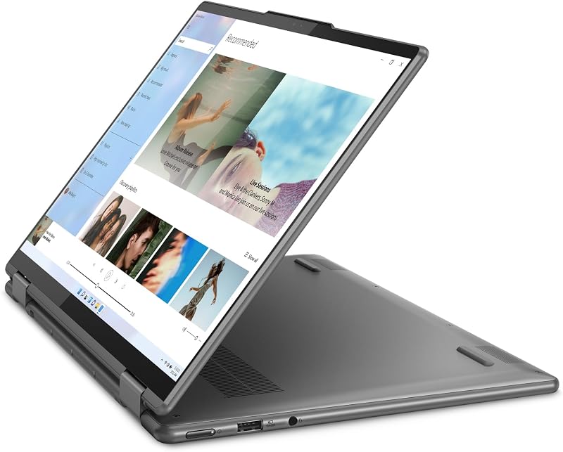 Lenovo yoga 7 gen 7 (14ial7) - computador tátil 14 "2,8k oled 90hz (intel core i7-1260p, 16 gb de ram, 1 tb ssd, intel iris xe graphics, windows 11 home) gray, caneta, teclado qwerty portuguese (82qe004fpg)