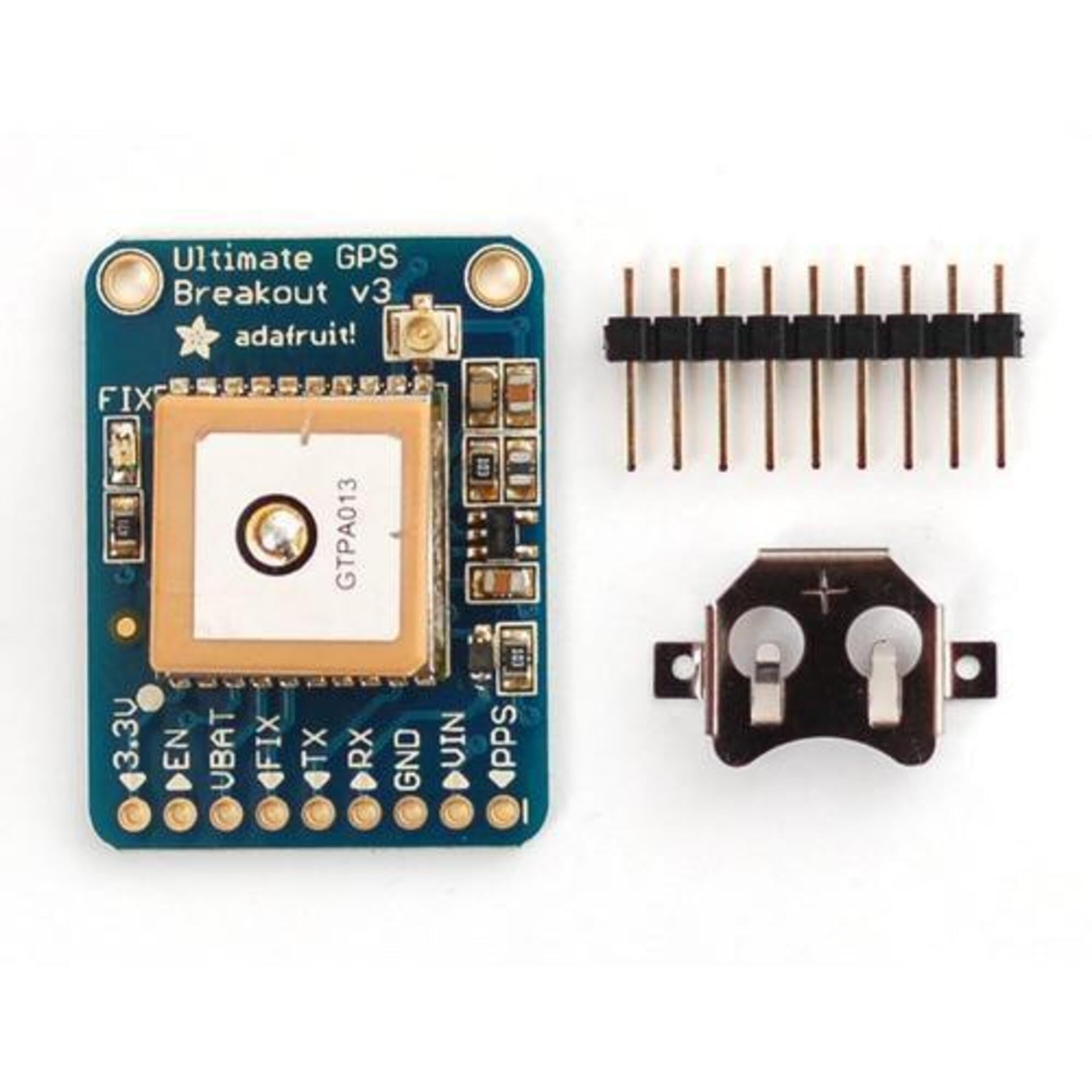 Adafruit Ultimate GPS Breakout 66 Channel Module with 10Hz Updates Version 3, Blue