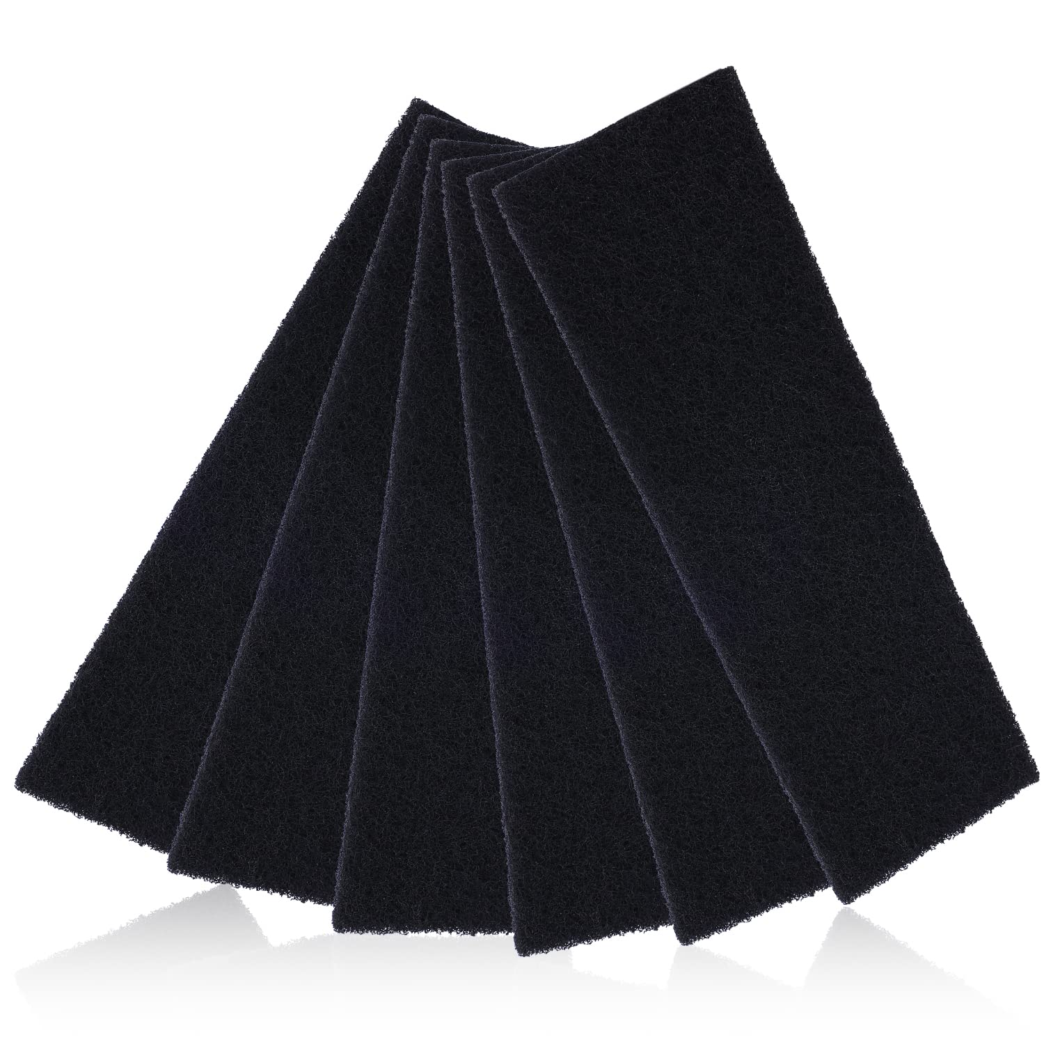 TOYMIS 6 Pack Activated Charcoal Filters, Carbon Filters Powerful Heavy Duty Dense Litter Robot Accessories Litter Box Filter Absorb Odors Control Damp for Cat Litter Box