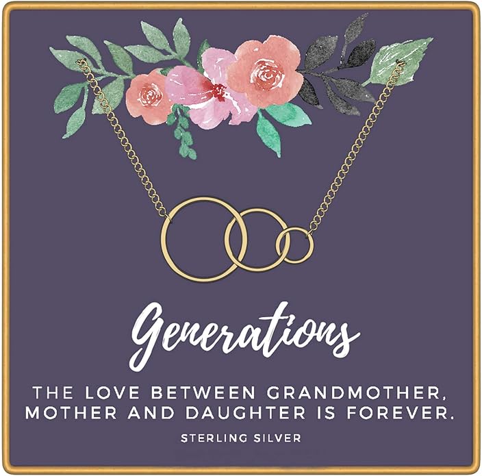 KEDRIAN Generations Necklace, 925 Sterling Silver