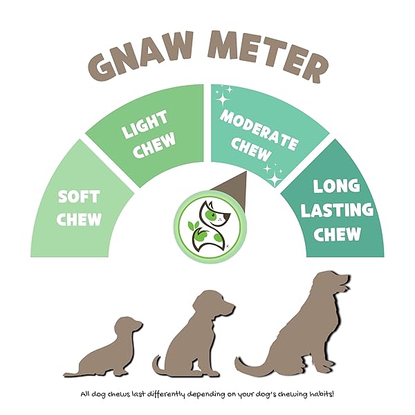 NATURE GNAWS BEEF TRACHEA CRUNCH WRAPS FOR DOGS (3 COUNT) – LONG LASTING NATURAL BEEF JERKY DOG CHEW BONES – RAWHIDE FREE
