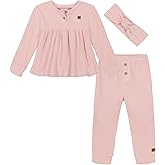 Calvin Klein girls 2pc Fashion Pant Set With Headband