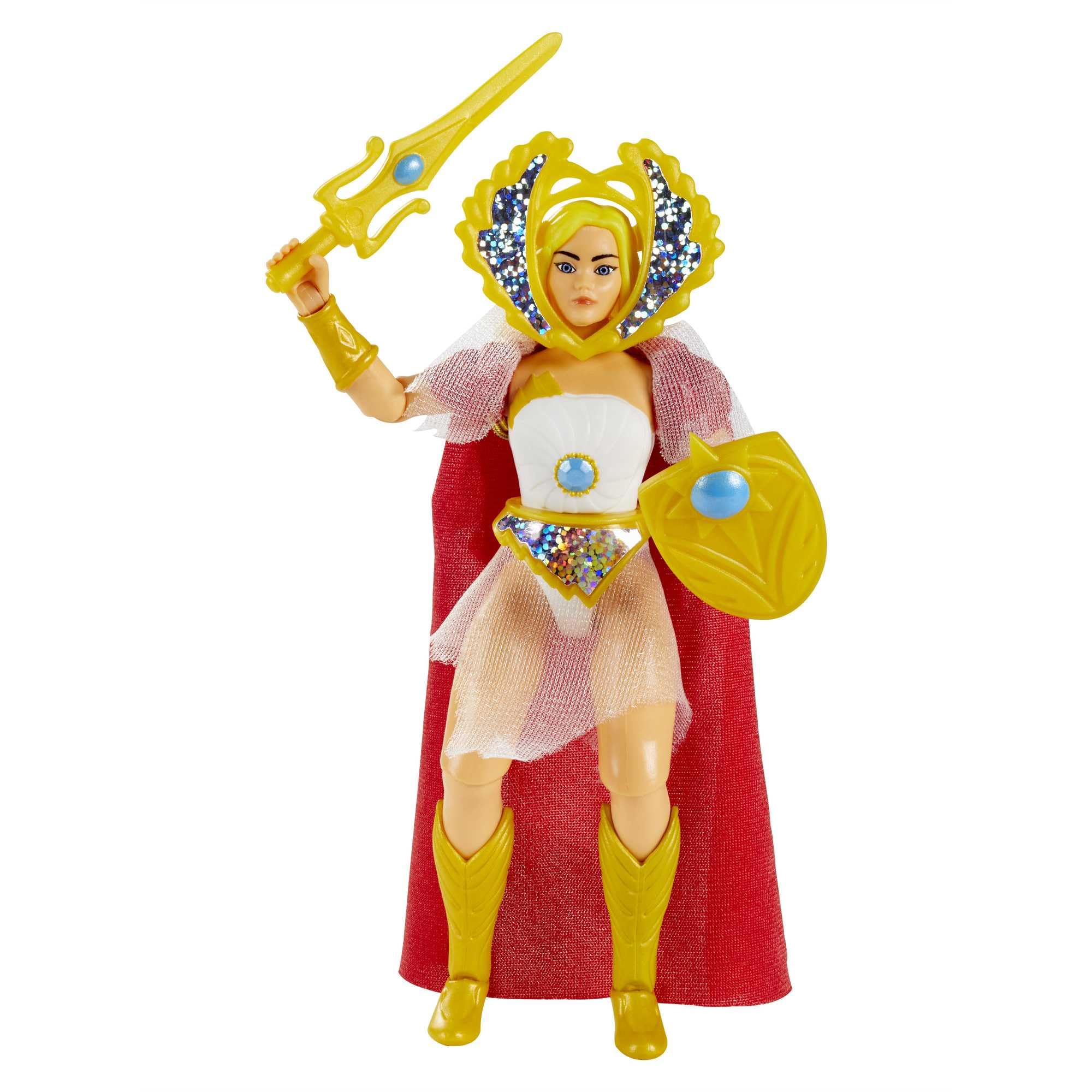 Masters of the Universe Origins Action Figure, She-Ra, Collectible, MOTU Most Powerful Woman, 16 Posable Joints, 5.5 Inch with Accessories, HYD26