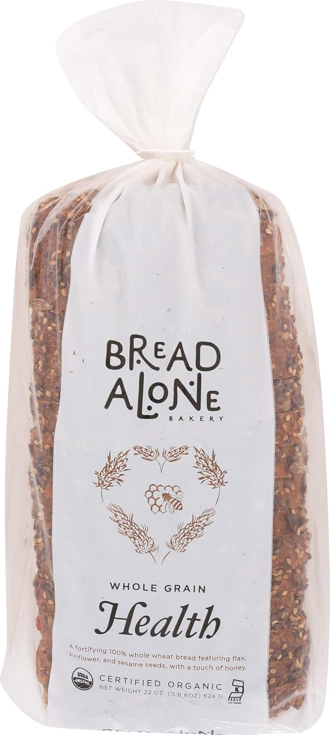 BREAD ALONE Organic Whole Grain Bread, 22 OZ Grocery