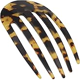 Camila Paris CP3395 French Hair Side Comb Small Rounded, Tokyo, Handmade French Twist Hair Combs, Strong Hold Hair Clips for Women Bun Chignon, No Slip Styling Girls Hair Accessories Made in France