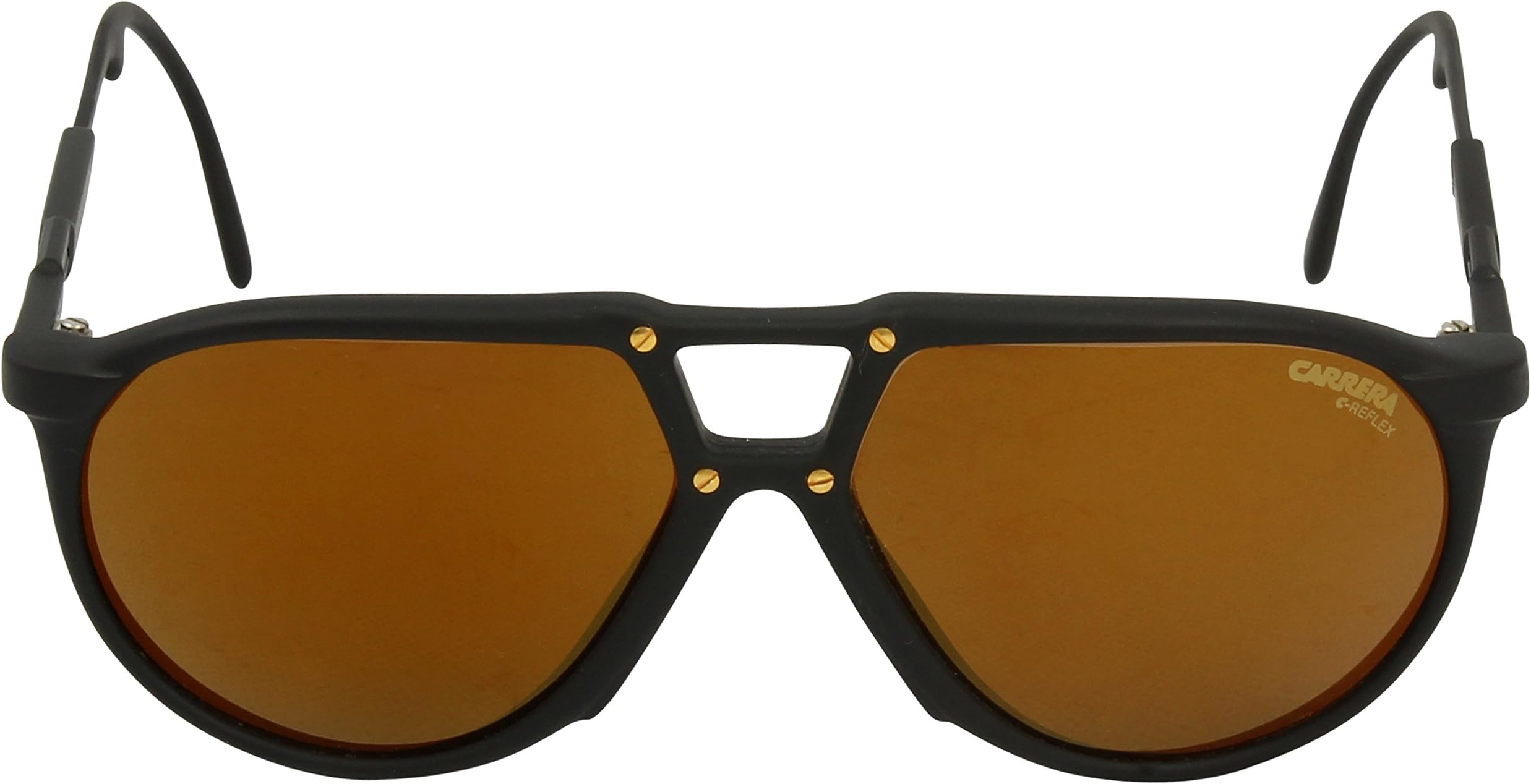 Carrera 5434 Vintage Sunglasses - Black with Mirrored Lense - With Case