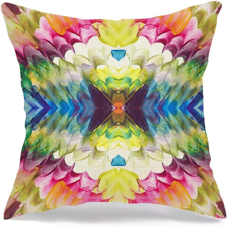 Pillow Cover Decorative Pillowcase Cover Manuscript Spring