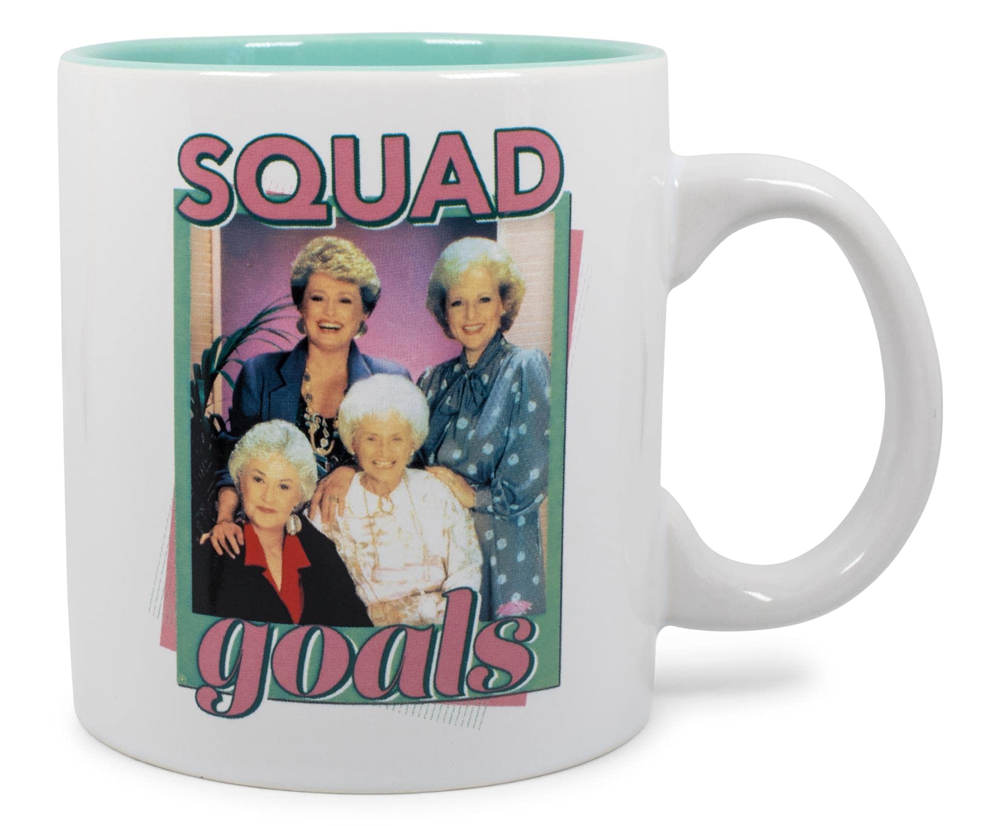Silver Buffalo The Golden Girls Squad Goals Ceramic Mug | Holds 20 Ounces