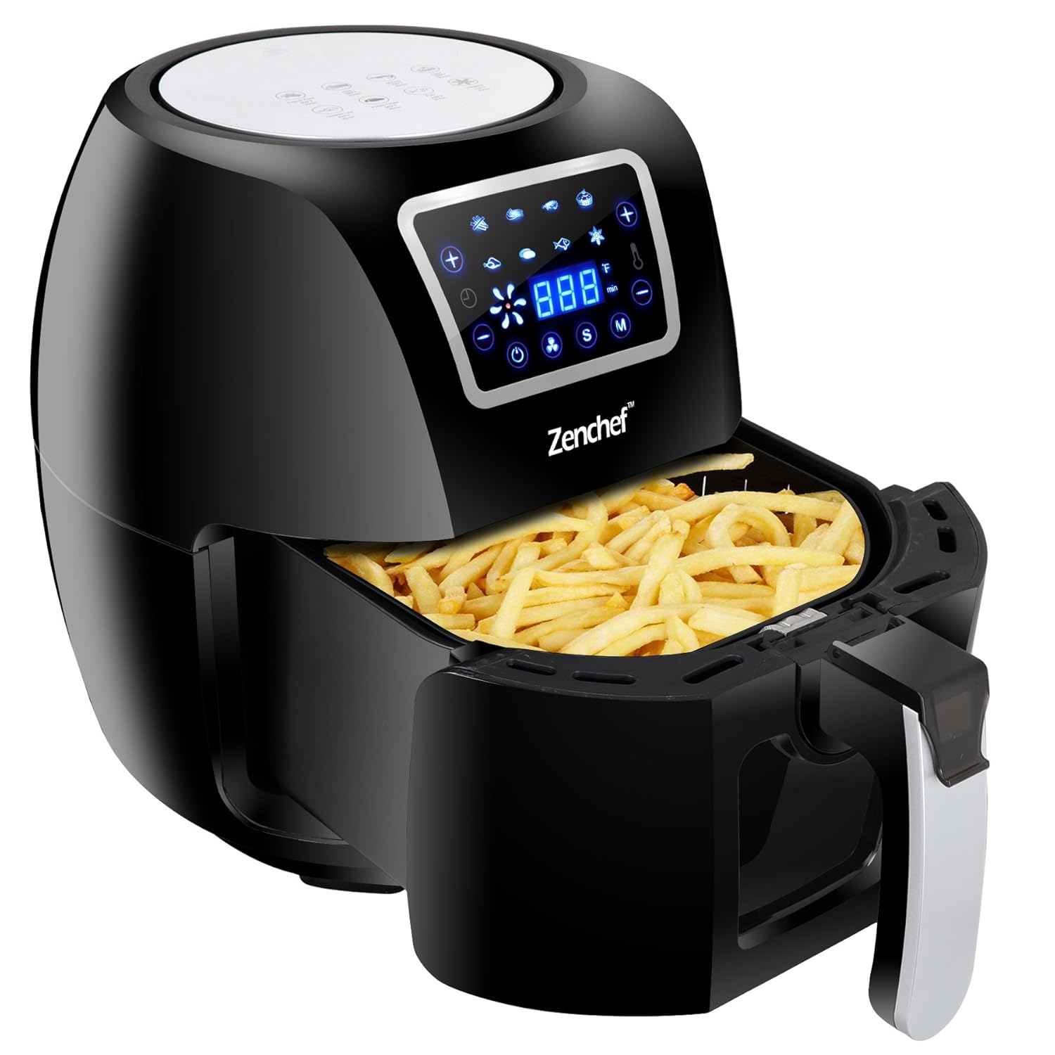 Fryer Air Hot XXL PRO ZenChef DEAL SUPER Family 1700W Screen, Touch