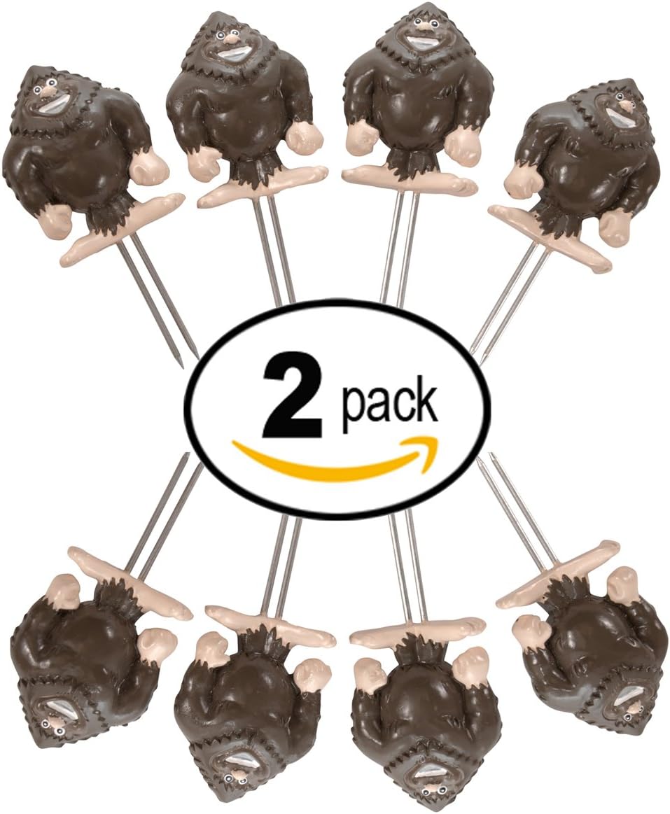 Holla Yella Corn Holders -Set of 8 - The Perfect Gift for the Sasquatch, Yeti, or Big Foot Lover on Your List