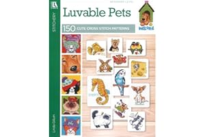 Leisure Arts Cross Stitch Luvable Pets Cross Stitch Book, Patterns, Books, Pattern Book, Design Books, Design Books