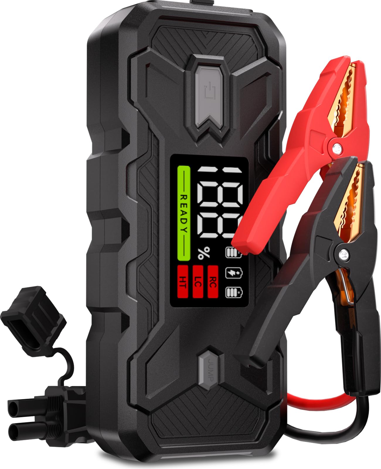 Photo 1 of Portable Car Battery Jump Starter: 3000A Battery Jumper Pack for Car Engines Up to 8.0L Gas/Diesel, Ultrasafe Jumper Box with Jumper Clamps & Emergency LED Lights, Power Bank with PD65W Quick Charge
