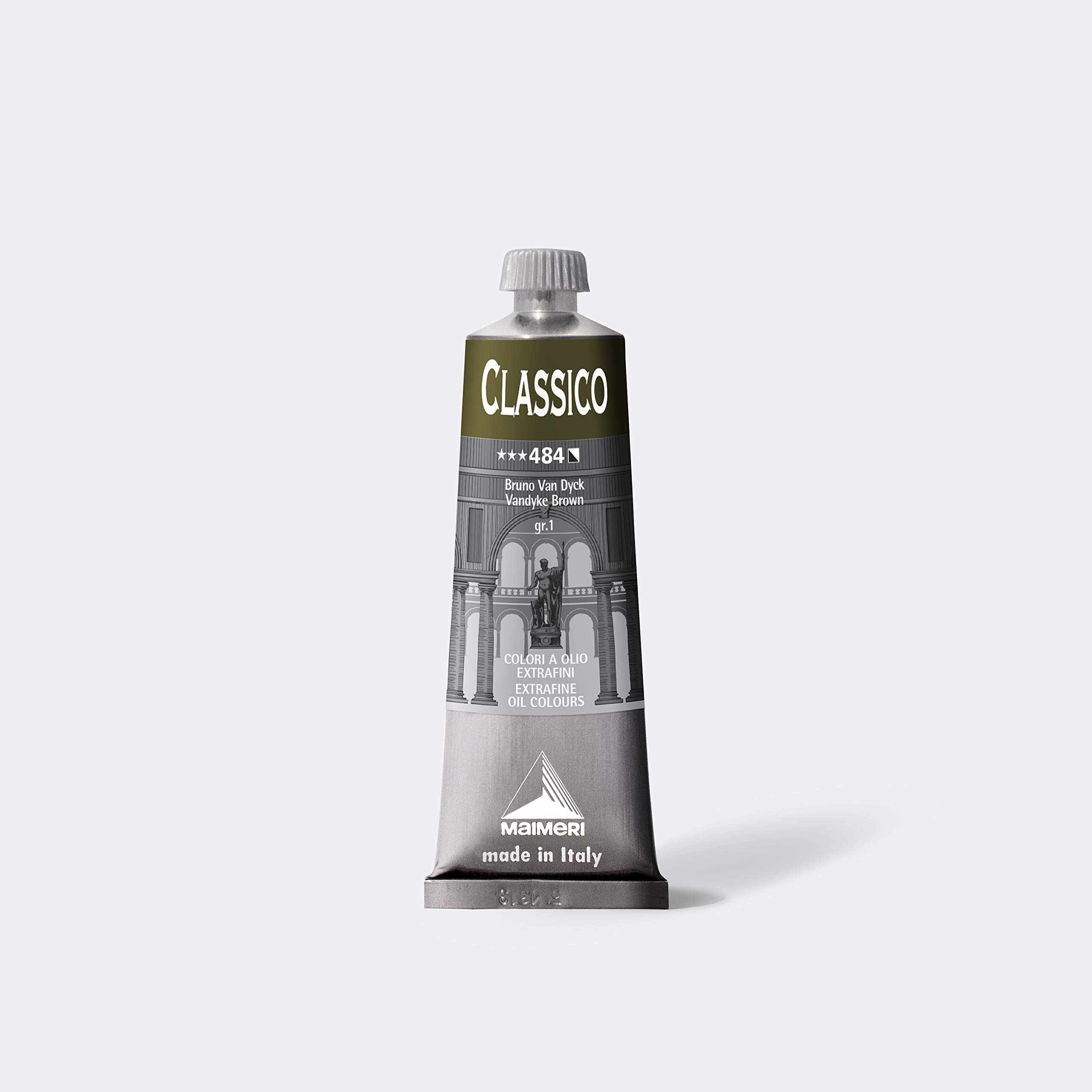 MAIMERI Classico 60ml Extra Fine Artist Oil Colour, Vandyck Brown