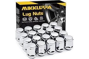 MIKKUPPA M12x1.5 Lug Nuts - Replacement for 2006-2020 Ford Fusion, 2000-2019 Focus, 2001-2023 Escape Aftermarket Wheel - 20pc