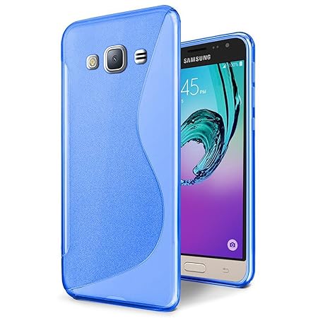 Conie SC30412 S Line Case Kompatibel mit Samsung Galaxy J1 2016, TPU Smartphone Hülle Transparent Matt Rutschfeste Oberfläche