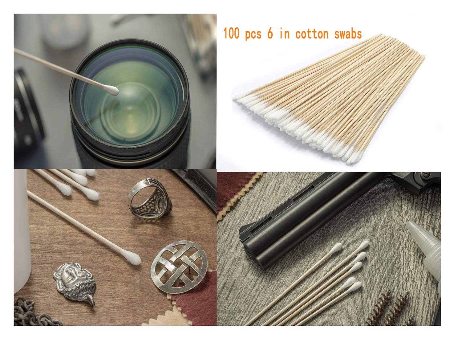 YFEEX Gun Cleaning Mat Pad (36.2\'\' X 12.2\'\')-Ar 15 Gun Cleaning Mat with Cotton Swabs & Cleaning Cloth | 3.5 mm | Long, Black Gun Cleaning Pad for Most Rifles