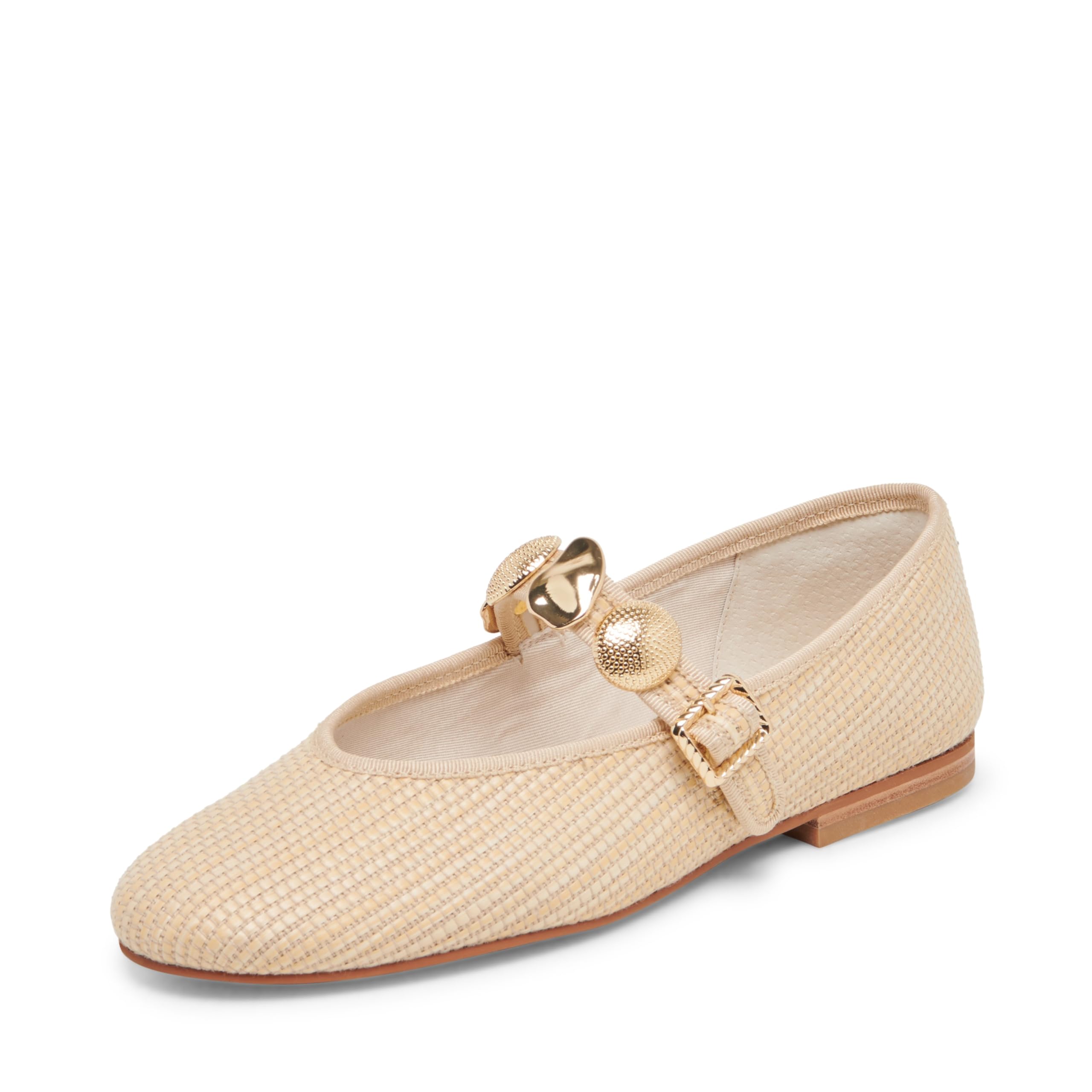 Dolce Vita Women’s Relan Ballet Flat, LT Natural, 8.5