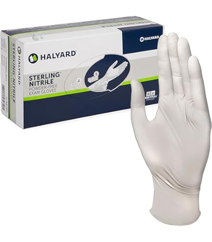Amazon.com: HALYARD AQUASOFT* Nitrile Exam Gloves, Powder-Free