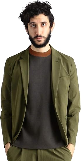 Amazon ビームスライツ テーラードジャケット Avant トラベル ジャケット メンズ オリーブ S コート ジャケット 通販