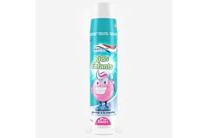 Aquafresh Kids Toothpaste with Fluoride, Plaque Remover, Fresh Breath and Cavity Protection, Bubble Mint Flavour, 90 mL