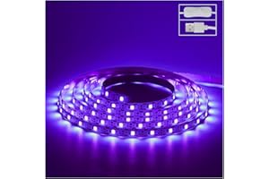 6.6ft Black Light LED Strips, 120 Lamp Beads, USB Cable 1.5m LED Black Light Strip Kit, DC5V 10W Flexible Blacklight strip li