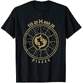 Pisces Zodiac Horoscope Astrology Zodiac Sign T-Shirt