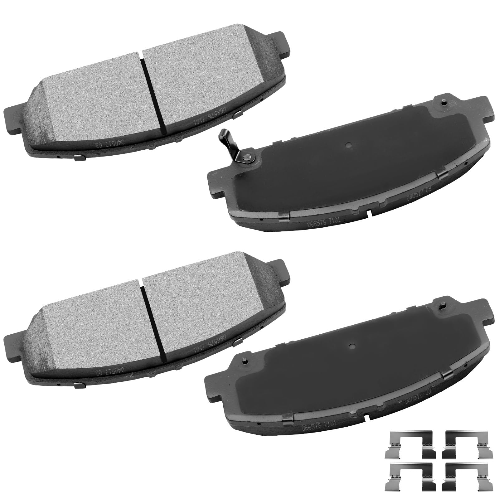 cciyu D1286 Front Ceramic Disc Brake Pads Kit For