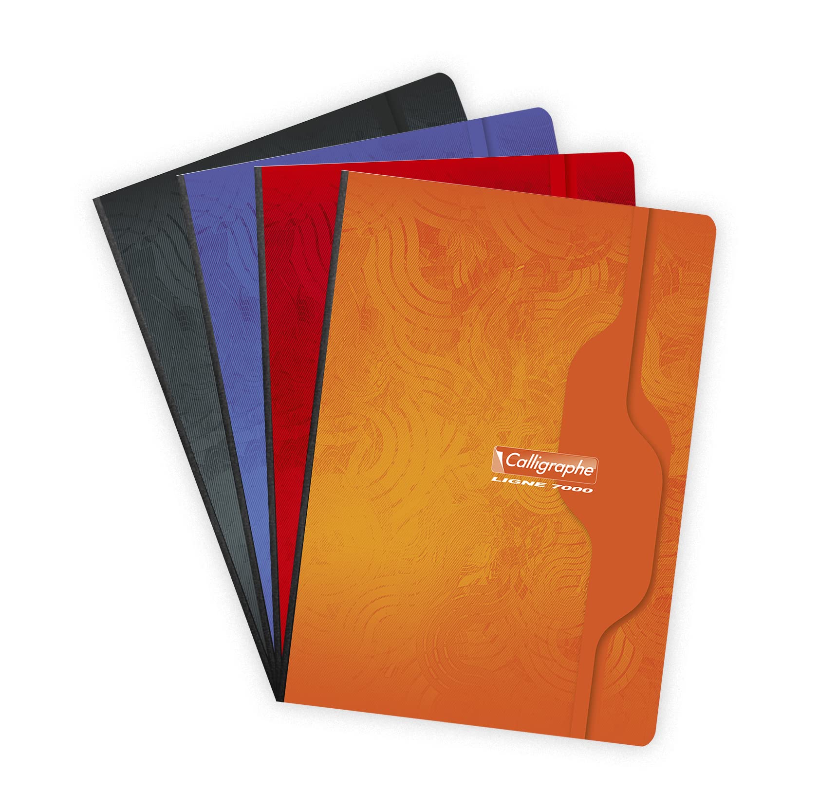 Calligrapher 2270C Soft Cover Notebook Cloth Spine (Clairefontaine) A4 21x29,7cm - 192 Small Squared Pages - 70 g White Paper - Card Cover - Random Colour โ image 1