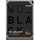 WD_BLACK 6TB Gaming Internal Hard Drive HDD - 7200 RPM, SATA 6 Gb/s, 128 MB Cache, 3.5" - WD6004FZWX