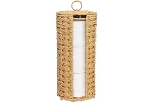 Granny SAYS Wicker Toilet Paper Holder, Pack of 1 Free Standing Toilet Rolls Holder, Bathroom Toilet Roll Holder, Porte Papie
