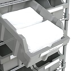 Seville Classics Heavy Duty NSF Bin Rack Solid