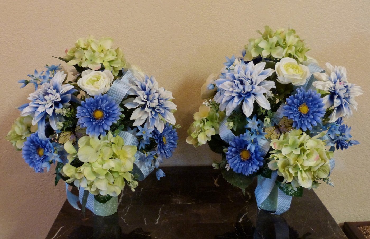 Custom Cemetery Arrangements for Pam Handmade