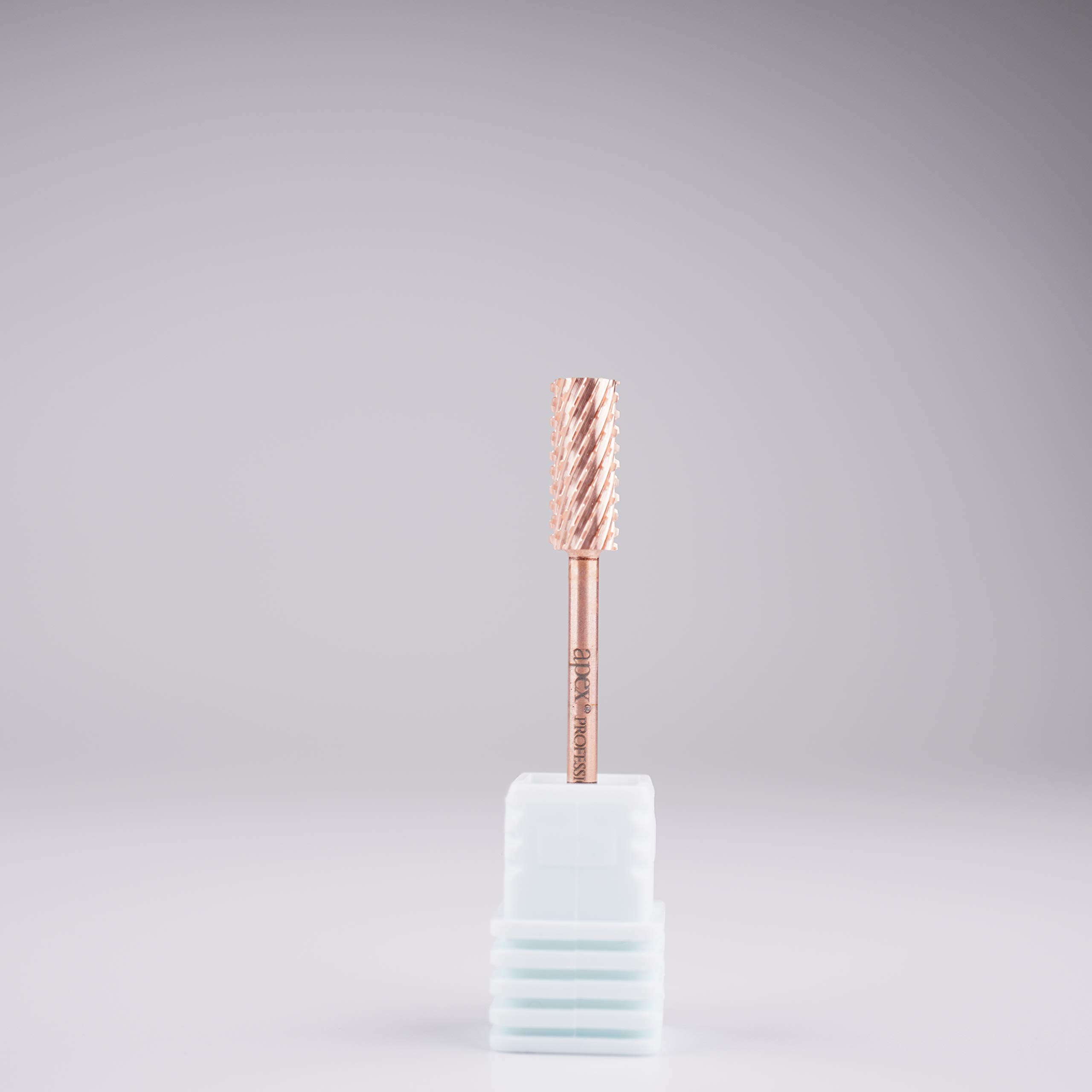 New* Apex® Professional Tungsten Carbide Electric Nail Drill Bit 3/32 inch, 2.35mm Shank for Gels, Acrylics, Nail Art, Manicure, Pedicure, Salon Professional Nails (Small Barrel) (2X Coarse)