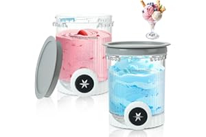 Pint Containers Replacement for Ninja Swirl by Creami Pints and Lids, Compatible with Ninja Creami Swirl 13-in-1 Ice Cream & 