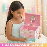 Giggle & Honey Musical Ballerina Jewellery Box Pink for Girls 17.1 x 13.3 x view 3