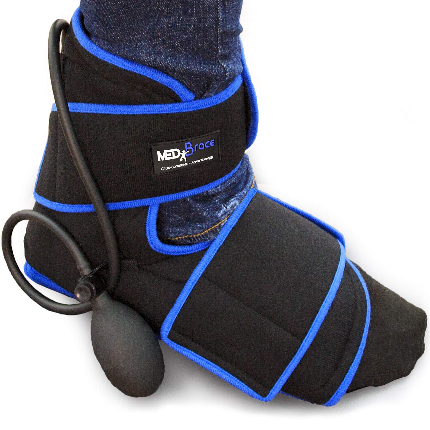 MEDiBrace Ice Cold Compression Injury Cuffs for Sports Professionals (Ankle)